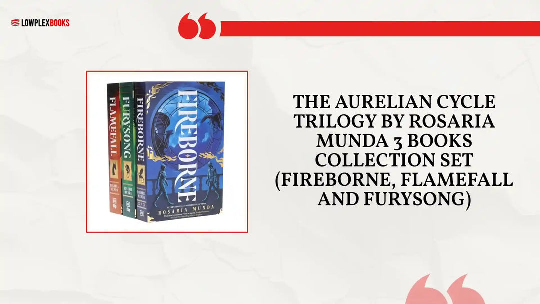 The Aurelian Cycle Trilogy by Rosaria Munda 3 Books Collection Set (Fireborne, Flamefall and Furysong) by@Outfy