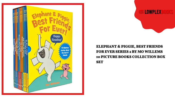 Elephant &amp; Piggie, Best Friends For Ever Series 2 by Mo Willems 10 Picture Books Collection Box Set by@Outfy
