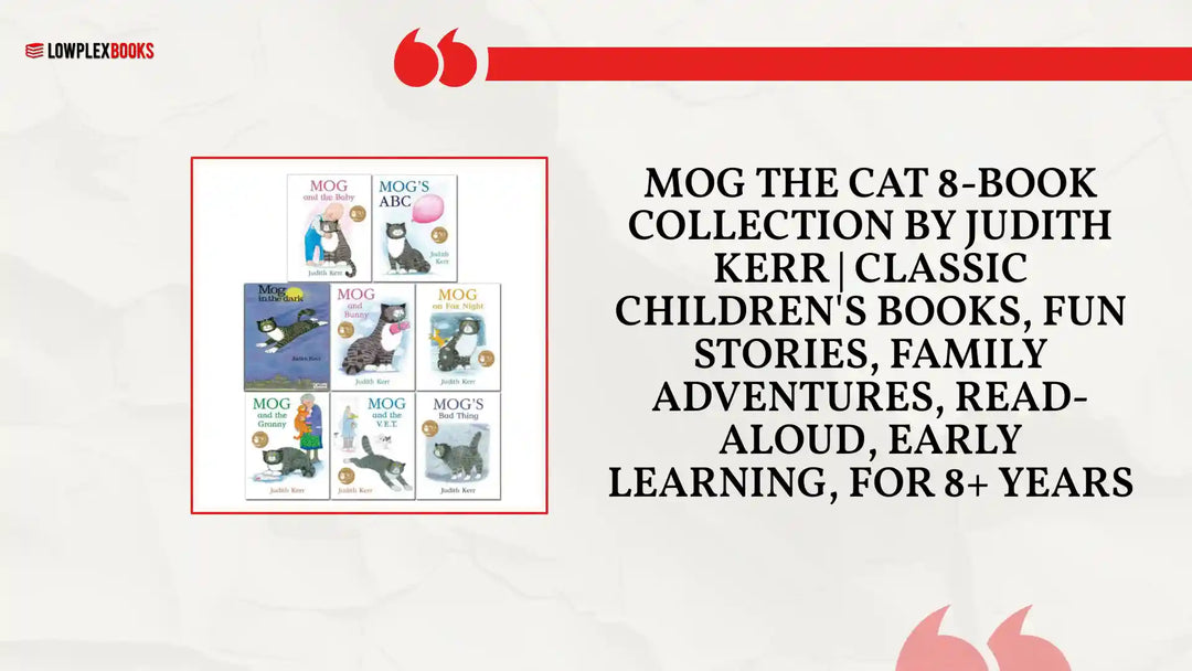 Mog the Cat 8-Book Collection by Judith Kerr | Classic children's books, fun stories, family adventures, read-aloud, early learning, for 8+ years by@Outfy