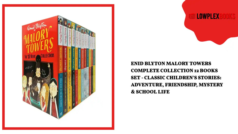 Enid Blyton Malory Towers Complete Collection 12 Books Set - Classic Children's Stories: Adventure, Friendship, Mystery &amp; School Life by@Outfy