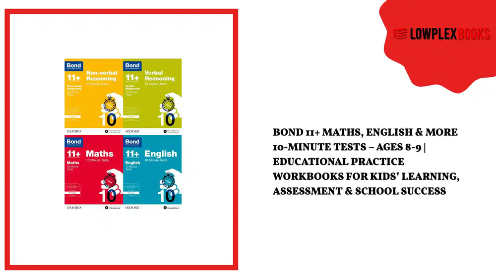 Bond 11+ Maths, English &amp; More 10-Minute Tests &ndash; Ages 8-9 | Educational Practice Workbooks for Kids&rsquo; Learning, Assessment &amp; School Success by@Outfy