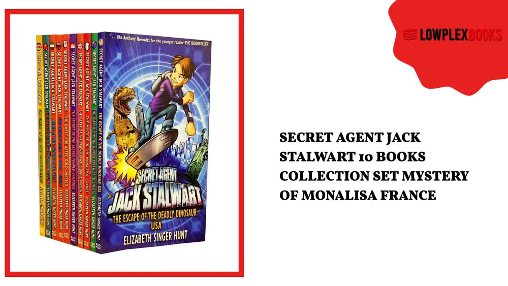 Secret Agent Jack Stalwart 10 Books Collection Set Mystery of Monalisa France by@Outfy