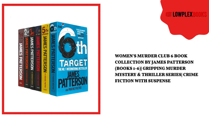 Women's Murder Club 6 Book Collection by James Patterson (Books 1-6)| Gripping Murder Mystery &amp; Thriller Series| Crime Fiction with Suspense by@Outfy