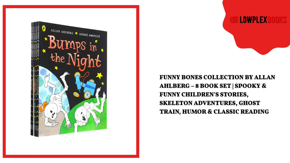 Funny Bones Collection by Allan Ahlberg &ndash; 8 Book Set | Spooky &amp; Funny Children's Stories, Skeleton Adventures, Ghost Train, Humor &amp; Classic Reading by@Outfy