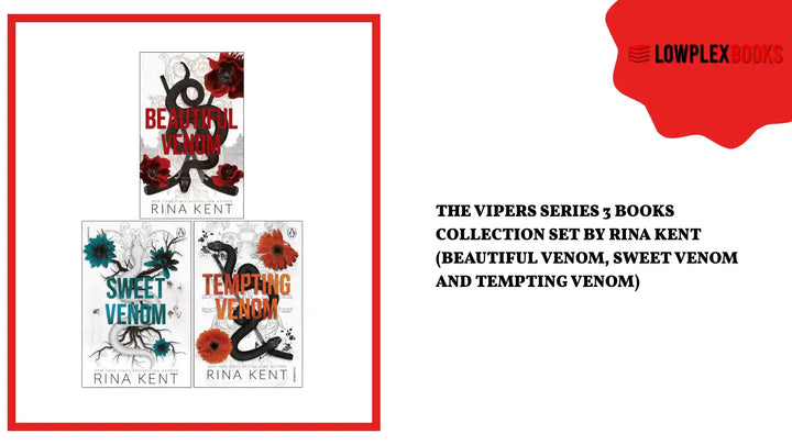 The Vipers Series 3 Books Collection Set by Rina Kent (Beautiful Venom, Sweet Venom and Tempting Venom) by@Outfy