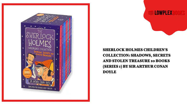 Sherlock Holmes Children's Collection: Shadows, Secrets and Stolen Treasure 10 Books (Series 1) By Sir Arthur Conan Doyle by@Outfy