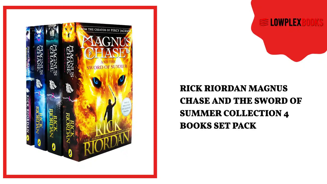 Rick Riordan Magnus Chase and the Sword of Summer collection 4 Books Set pack by@Outfy