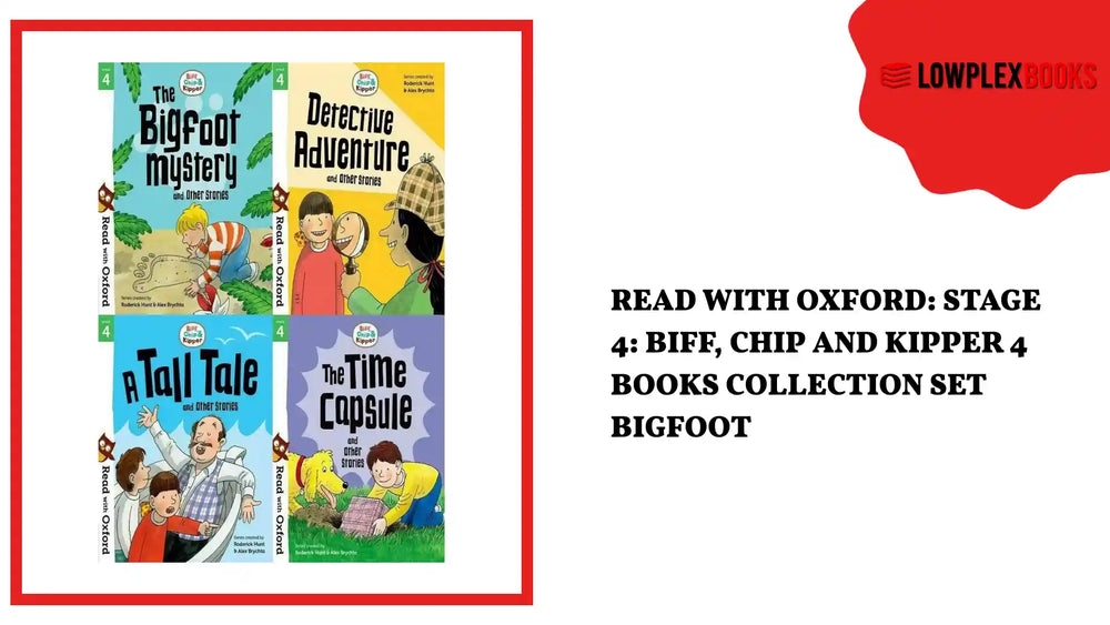 Read with Oxford: Stage 4: Biff, Chip and Kipper 4 Books Collection Set BigFoot by@Outfy