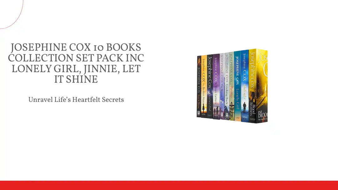 Josephine Cox 10 Books Collection Set Pack Inc Lonely Girl, Jinnie, Let It Shine by@Outfy