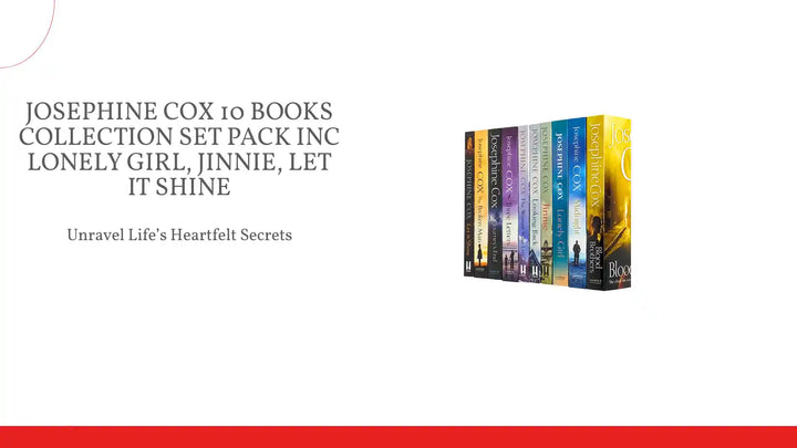 Josephine Cox 10 Books Collection Set Pack Inc Lonely Girl, Jinnie, Let It Shine by@Outfy