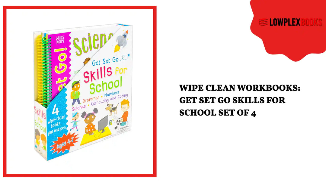 Wipe Clean Workbooks: Get Set Go Skills for School Set of 4 by@Outfy