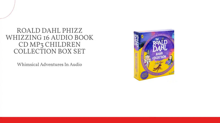 Roald Dahl Phizz Whizzing 16 Audio Book CD MP3 Children Collection Box Set by@Outfy
