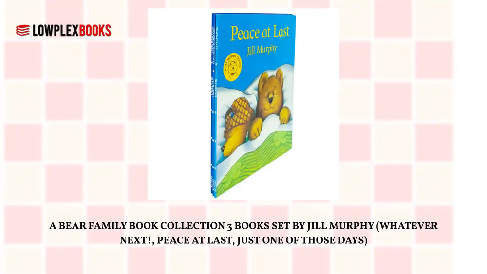 A Bear Family Book Collection 3 Books Set By Jill Murphy (Whatever Next!, Peace At Last, Just One Of Those Days) by@Outfy