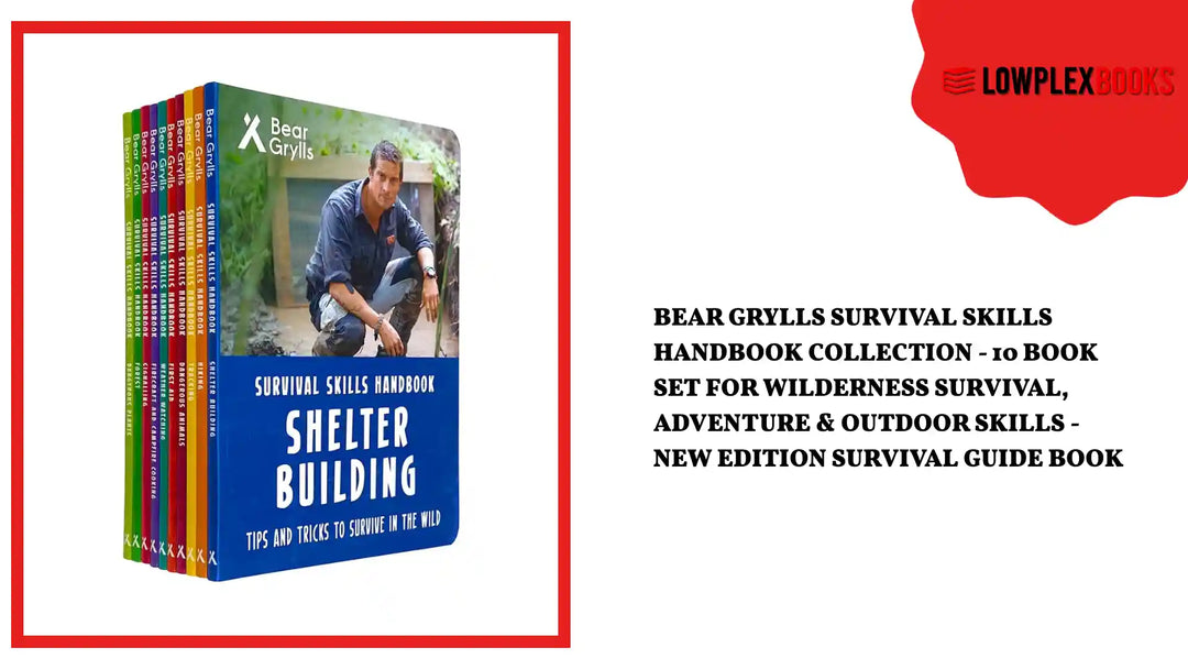 Bear Grylls Survival Skills Handbook Collection - 10 Book Set for Wilderness Survival, Adventure &amp; Outdoor Skills - New Edition Survival Guide Book by@Outfy