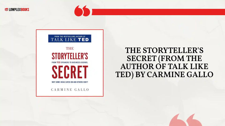 The Storyteller's Secret (From The Author of Talk Like Ted) By Carmine Gallo by@Outfy