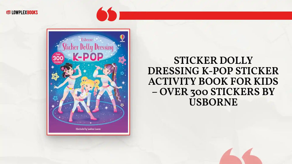 Sticker Dolly Dressing K-POP Sticker Activity Book for Kids &ndash; Over 300 Stickers by Usborne by@Outfy