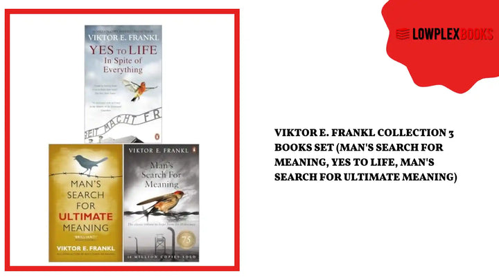 Viktor E. Frankl Collection 3 Books Set (Man's Search for Meaning, Yes to Life, Man's Search for Ultimate Meaning) by@Outfy