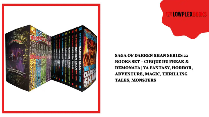 Saga of Darren Shan Series 22 Books Set &ndash; Cirque du Freak &amp; Demonata | YA Fantasy, Horror, Adventure, Magic, Thrilling Tales, Monsters by@Outfy