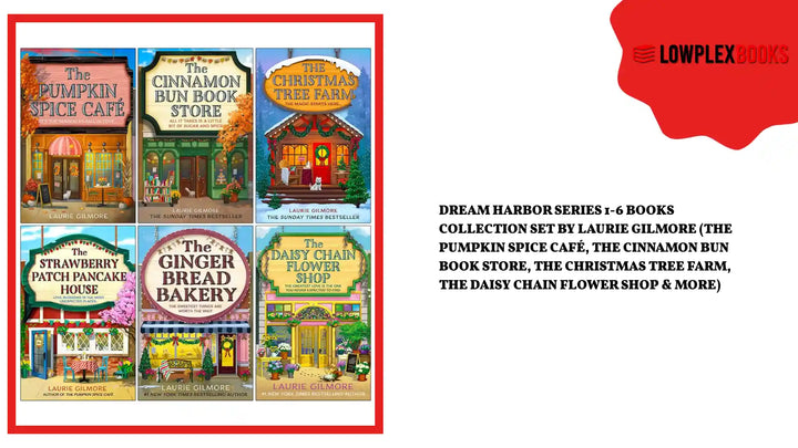 Dream Harbor Series 1-6 Books Collection Set By Laurie Gilmore (The Pumpkin Spice Caf&eacute;, The Cinnamon Bun Book Store, The Christmas Tree Farm, The Daisy Chain Flower Shop &amp; More) by@Outfy
