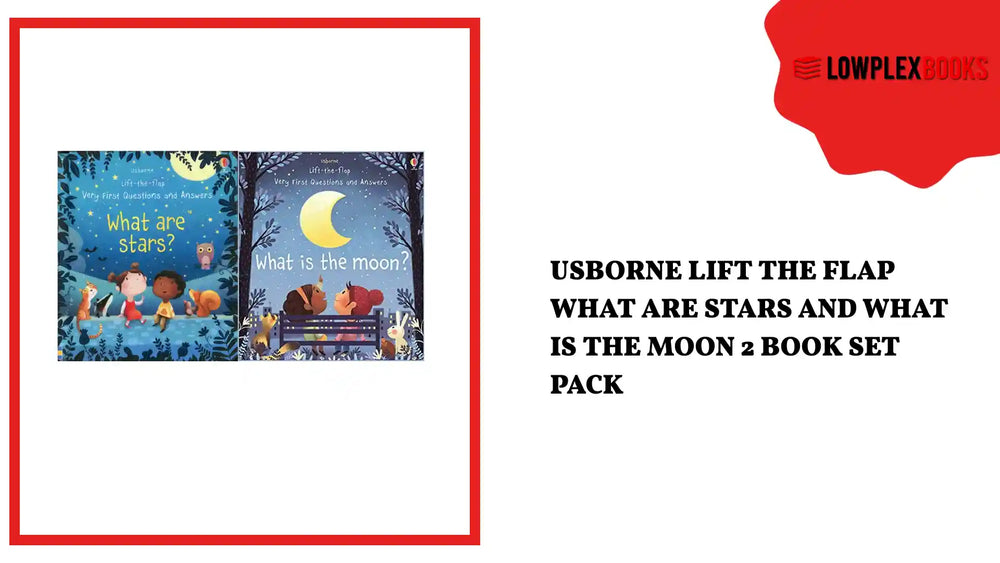 Usborne Lift The Flap What Are Stars And What Is The Moon 2 Book Set Pack by@Outfy
