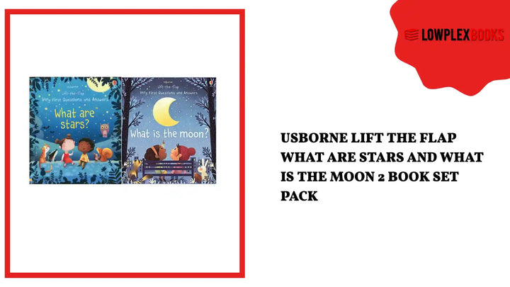 Usborne Lift The Flap What Are Stars And What Is The Moon 2 Book Set Pack by@Outfy