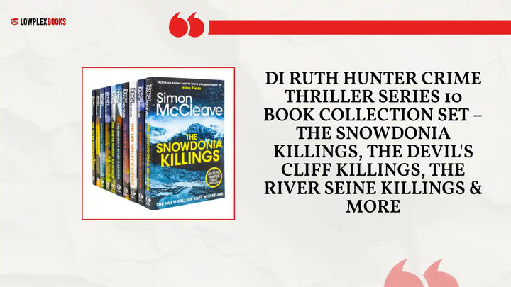 DI Ruth Hunter Crime Thriller Series 10 Book Collection Set &ndash; The Snowdonia Killings, The Devil's Cliff Killings, The River Seine Killings &amp; More by@Outfy