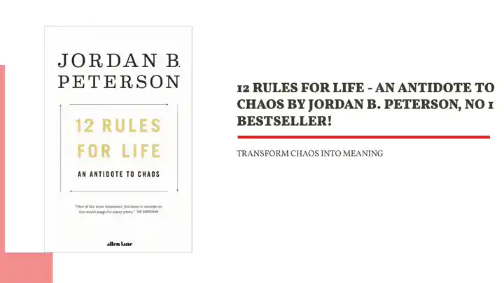 12 Rules For Life - An Antidote To Chaos By Jordan B. Peterson, No 1 Bestseller! by@Outfy