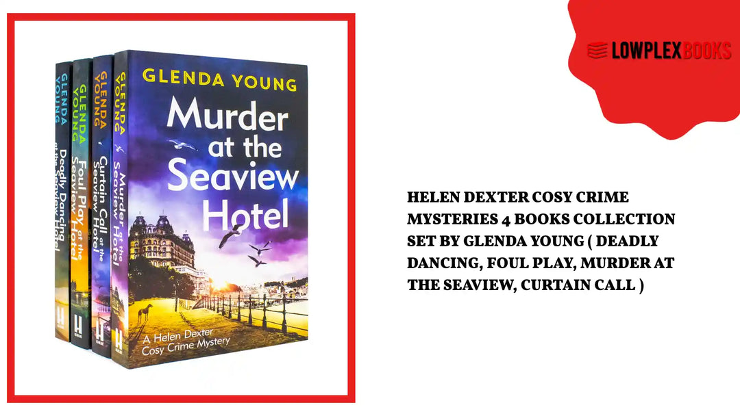Helen Dexter Cosy Crime Mysteries 4 Books Collection Set By Glenda Young ( Deadly Dancing, Foul Play, Murder at the Seaview, Curtain Call ) by@Outfy