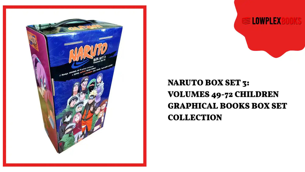 Naruto Box Set 3: Volumes 49-72 Children Graphical Books Box Set Collection by@Outfy