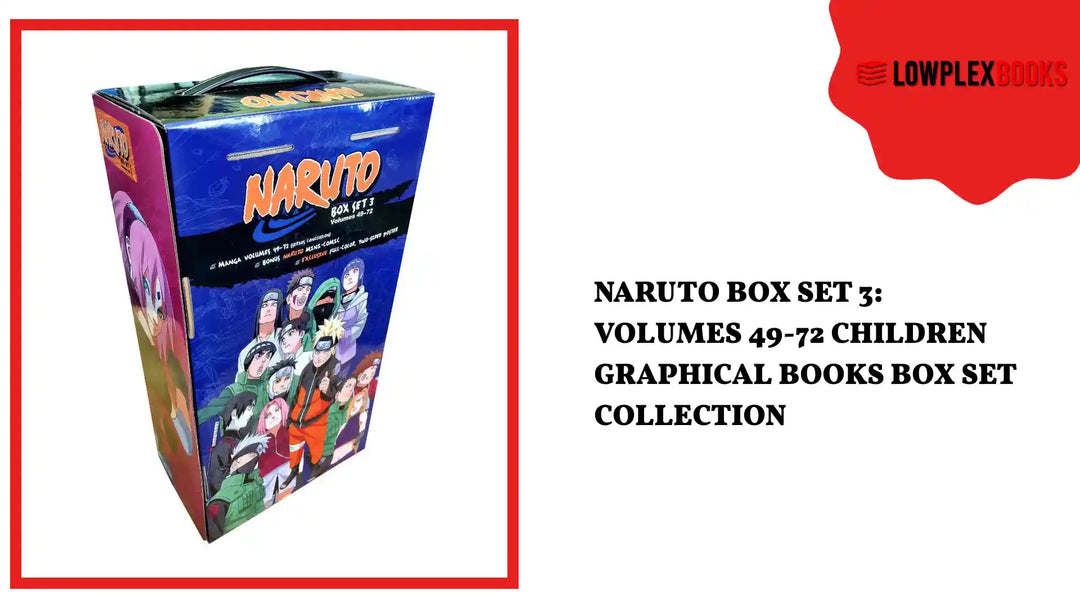Naruto Box Set 3: Volumes 49-72 Children Graphical Books Box Set Collection by@Outfy