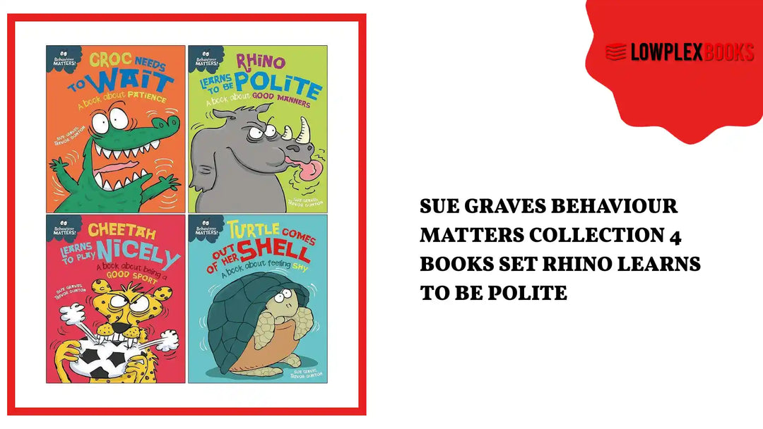 Sue Graves Behaviour Matters Collection 4 Books Set Rhino Learns to be Polite by@Outfy