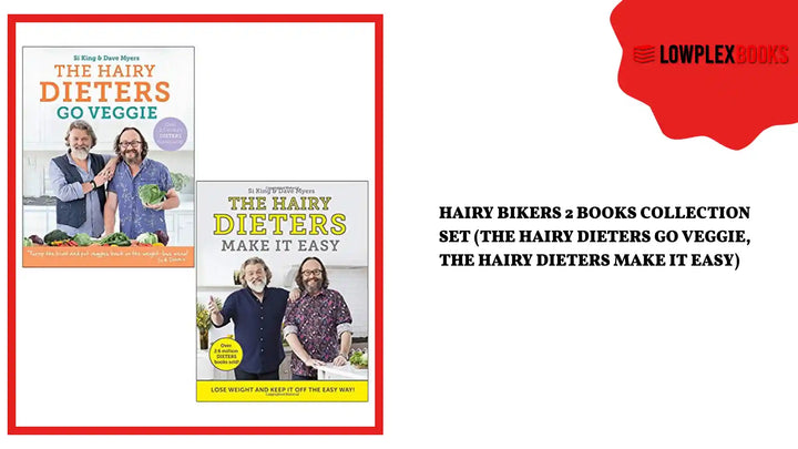 Hairy Bikers 2 Books Collection Set (The Hairy Dieters Go Veggie, The Hairy Dieters Make It Easy) by@Outfy