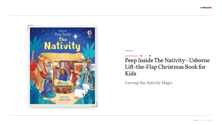 Peep Inside The Nativity - Usborne Lift-the-Flap Christmas Book for Kids by@Outfy