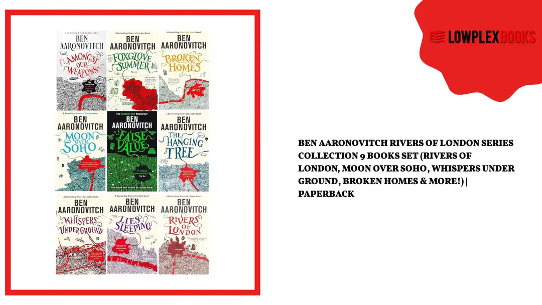 Ben Aaronovitch Rivers of London Series Collection 9 Books Set (Rivers of London, Moon Over Soho, Whispers Under Ground, Broken Homes &amp; More!) | Paperback by@Outfy