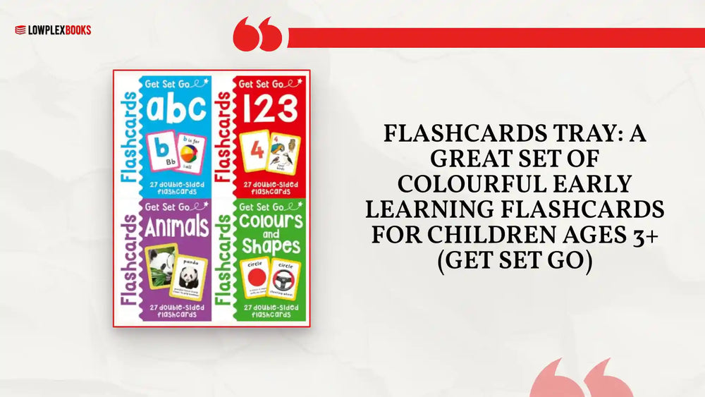 Flashcards Tray: A great set of colourful early learning flashcards for children ages 3+ (Get Set Go) by@Outfy