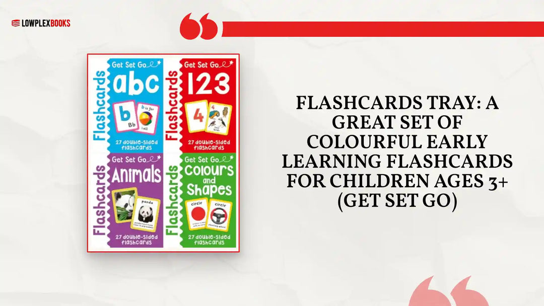 Flashcards Tray: A great set of colourful early learning flashcards for children ages 3+ (Get Set Go) by@Outfy