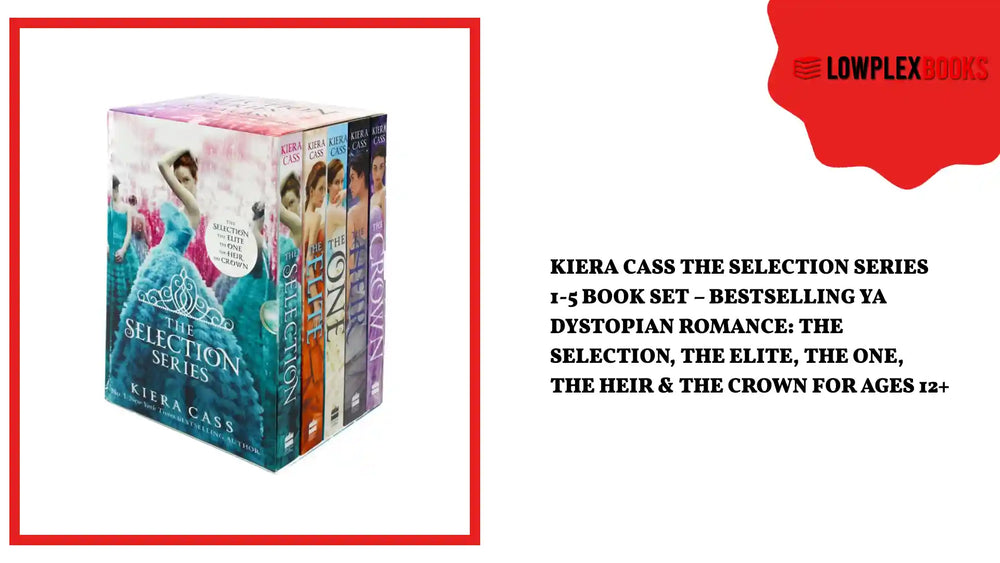Kiera Cass The Selection Series 1-5 Book Set &ndash; Bestselling YA Dystopian Romance: The Selection, The Elite, The One, The Heir &amp; The Crown for ages 12+ by@Outfy