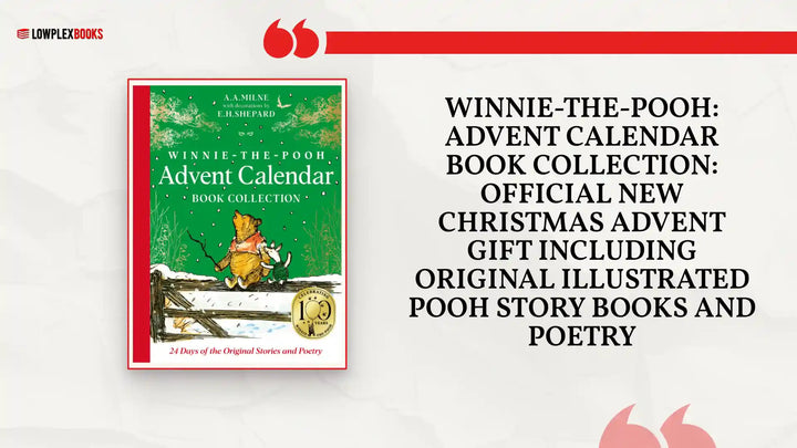 Winnie-the-Pooh: Advent Calendar Book Collection: Official NEW Christmas Advent Gift Including Original Illustrated Pooh Story Books and Poetry by@Outfy