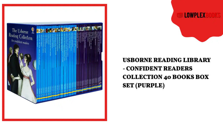 Usborne Reading Library - Confident Readers Collection 40 Books Box Set (Purple) by@Outfy