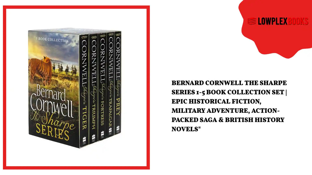 Bernard Cornwell The Sharpe Series 1-5 Book Collection Set | Epic Historical Fiction, Military Adventure, Action-Packed Saga &amp; British History Novels" by@Outfy