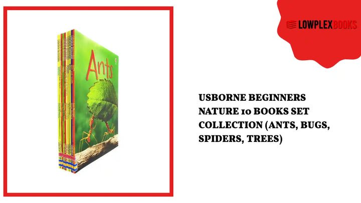 Usborne Beginners Nature 10 Books Set Collection (Ants, Bugs, Spiders, Trees) by@Outfy