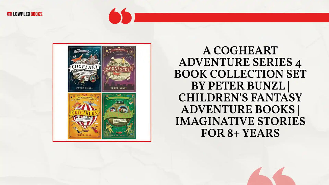 A Cogheart Adventure Series 4 Book Collection Set by Peter Bunzl | Children's Fantasy Adventure Books | Imaginative Stories for 8+ years by@Outfy