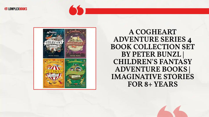 A Cogheart Adventure Series 4 Book Collection Set by Peter Bunzl | Children's Fantasy Adventure Books | Imaginative Stories for 8+ years by@Outfy