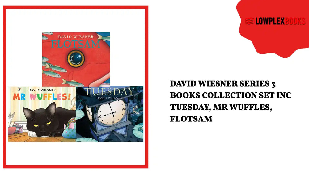 David Wiesner Series 3 Books Collection Set Inc Tuesday, Mr Wuffles, Flotsam by@Outfy