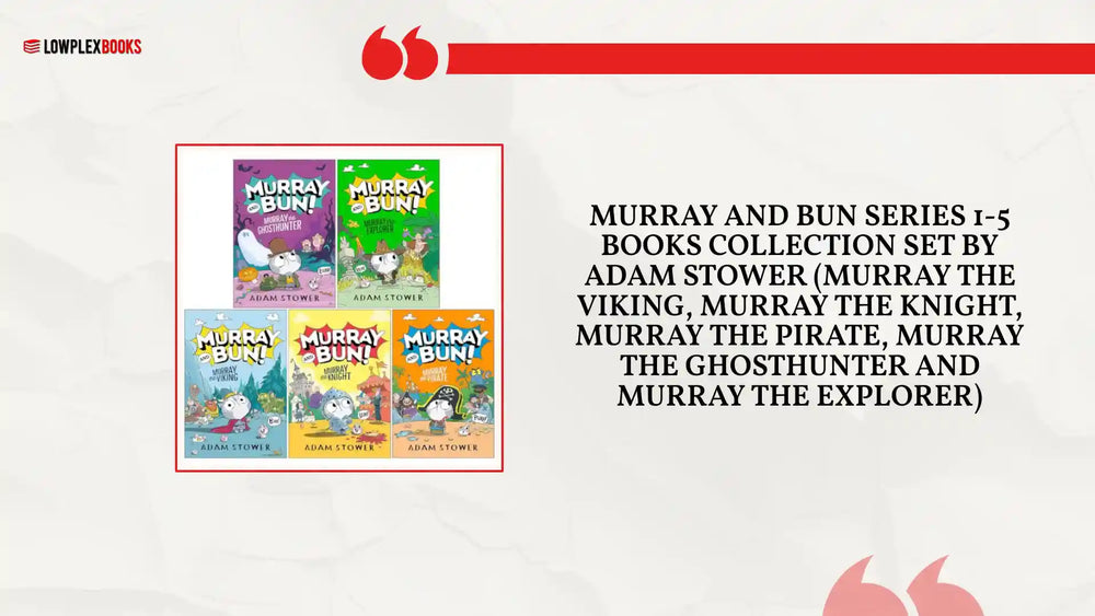 Murray and Bun Series 1-5 Books Collection Set By Adam Stower (Murray the Viking, Murray the Knight, Murray the Pirate, Murray the Ghosthunter and Murray the Explorer) by@Outfy