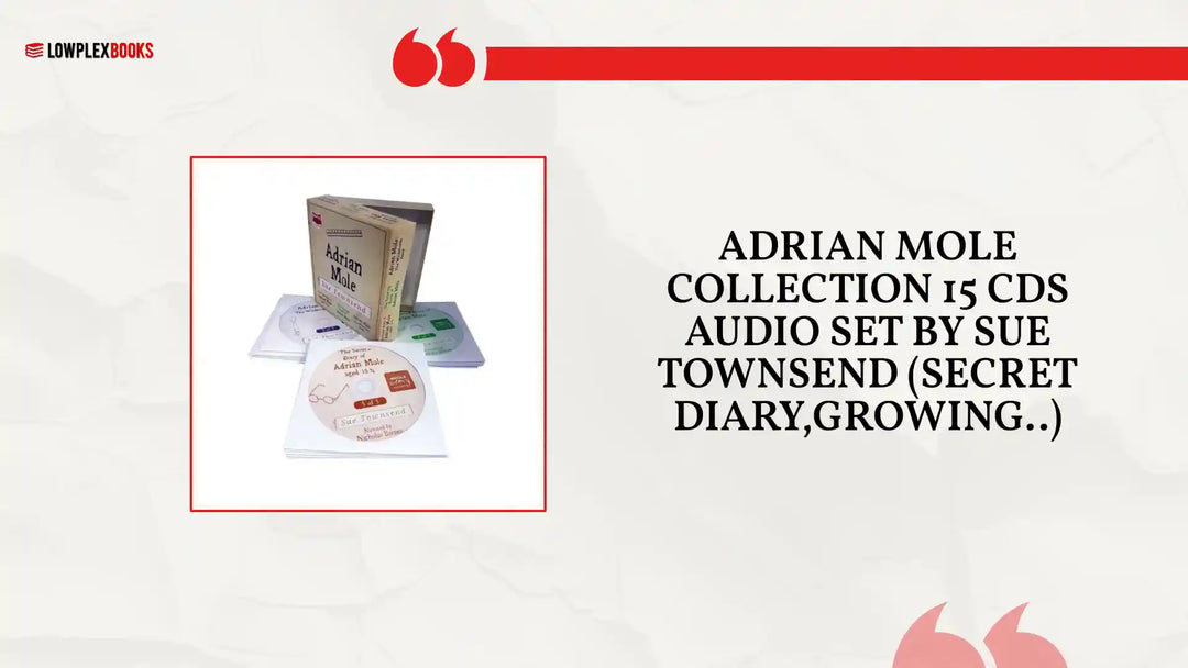 Adrian Mole Collection 15 CDs Audio Set By Sue Townsend (Secret Diary,Growing..) by@Outfy