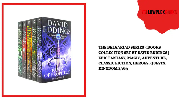 The Belgariad Series 5 Books Collection Set by David Eddings | Epic Fantasy, Magic, Adventure, Classic Fiction, Heroes, Quests, Kingdom Saga by@Outfy