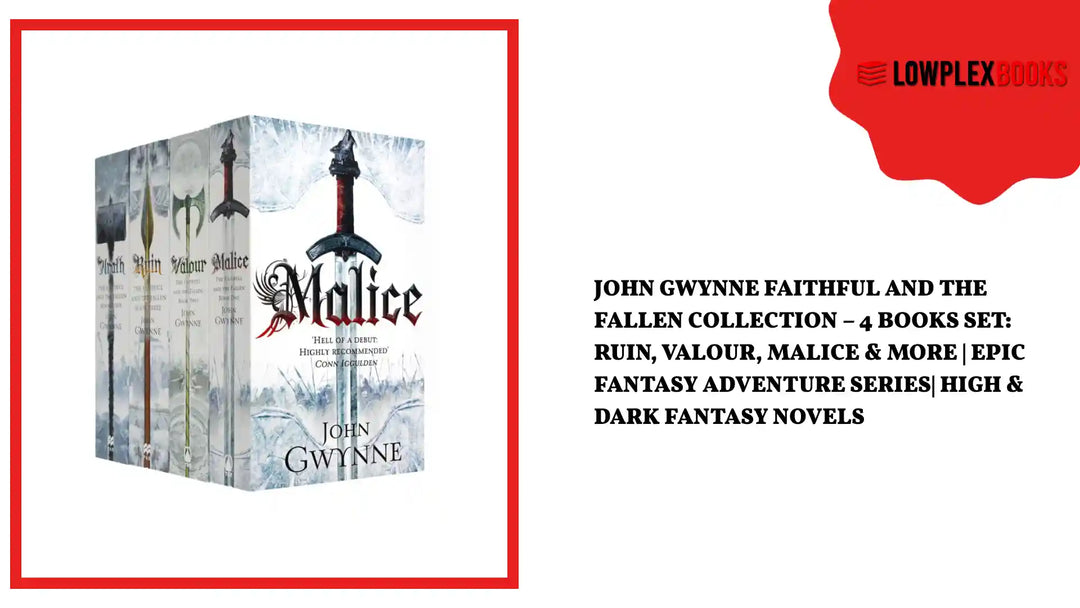 John Gwynne Faithful and the Fallen Collection &ndash; 4 Books Set: Ruin, Valour, Malice &amp; More | Epic Fantasy Adventure Series| High &amp; Dark Fantasy Novels by@Outfy