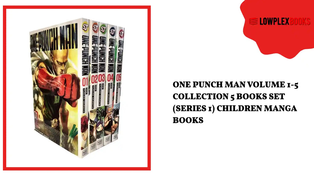 One Punch Man Volume 1-5 Collection 5 Books Set (Series 1) Children Manga Books by@Outfy