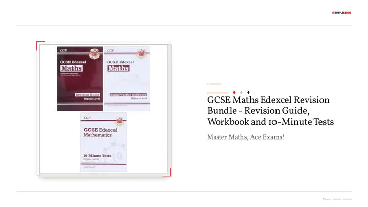 GCSE Maths Edexcel Revision Bundle - Revision Guide, Workbook and 10-Minute Tests by@Outfy
